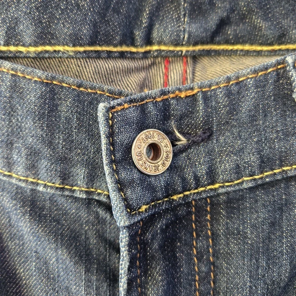 Polo Ralph Lauren Jeans Womens 6X32 Blue Denim Stretch‎ Kelly Bootcut Dark Wash - Picture 2 of 10